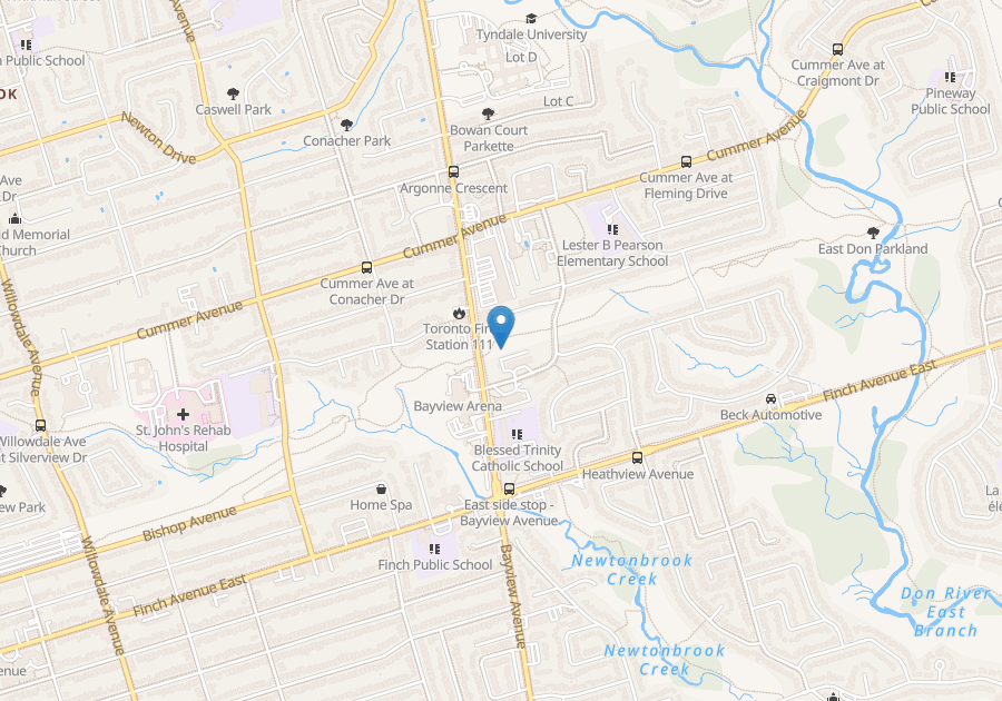 For rent FinchBayview North York, 2 bdrm Viewit 131709