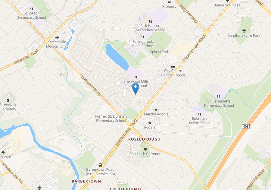 For rent EglintonCreditview Mississauga, 1 bdrm Viewit 132303