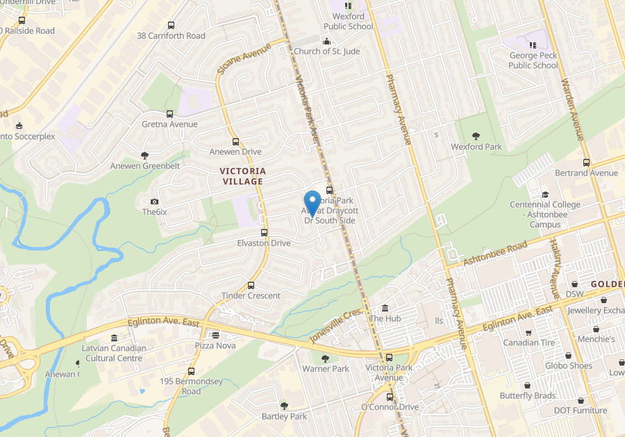 VICTORIA PARKEGLINTON, SCARBOROUGH, ON 1 Bedroom for rent