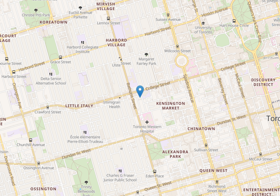 62 Lippincott St, TORONTO , ON : 1 Bedroom for rent -- TORONTO Apartments