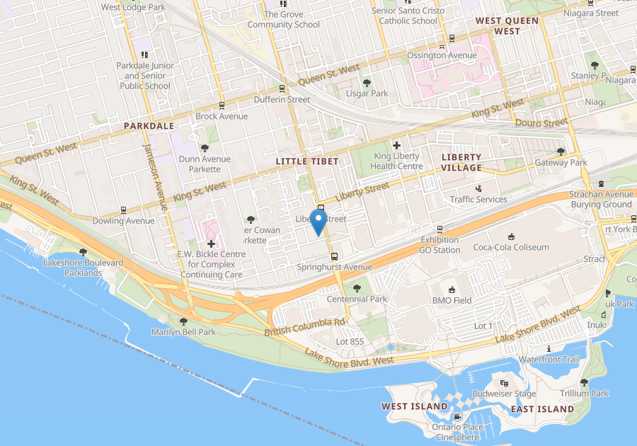 LIBERTY VILLAGE, TORONTO, ON 2 Bedroom for rent TORONTO Apartments