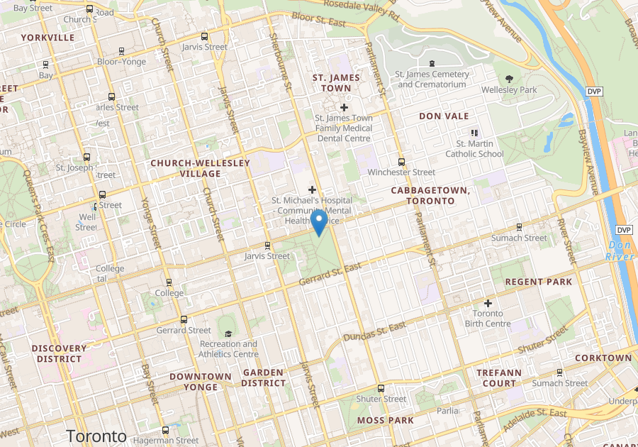 SHERBOURNE-CARLTON, TORONTO , ON : 2 Bedroom for rent -- TORONTO Apartments