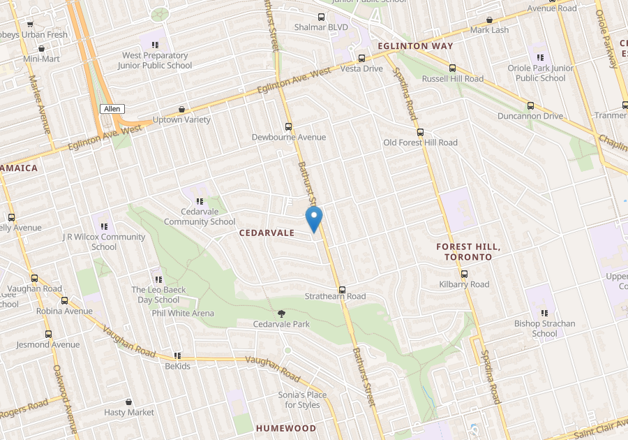 ST CLAIRBATHURST, TORONTO, ON 1 Bedroom for rent TORONTO Apartments