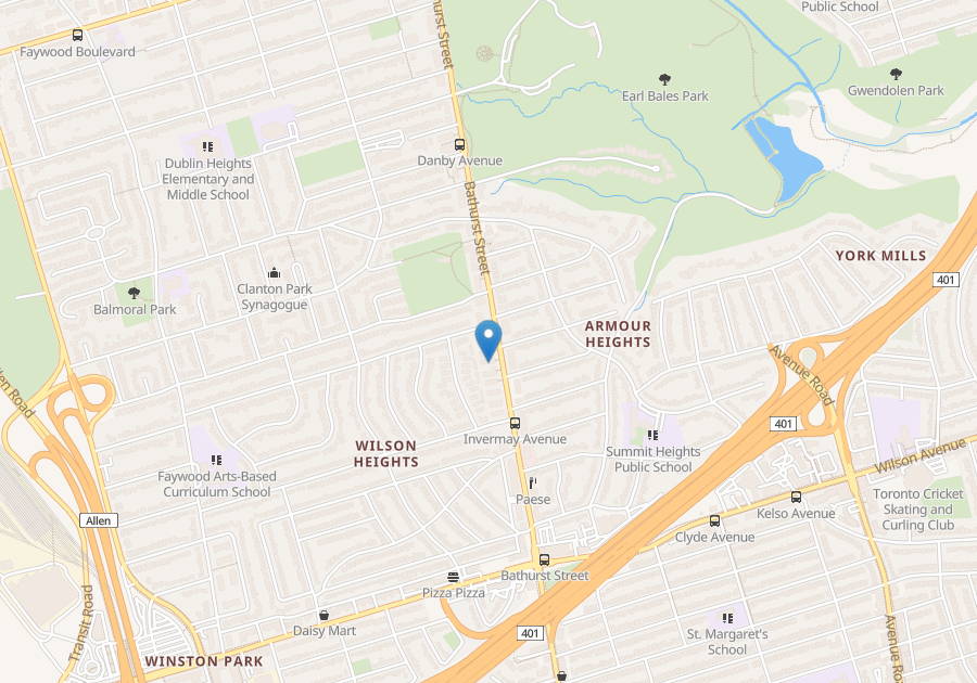 BATHURSTWILSON, NORTH YORK, ON 1 Bedroom for rent NORTH YORK