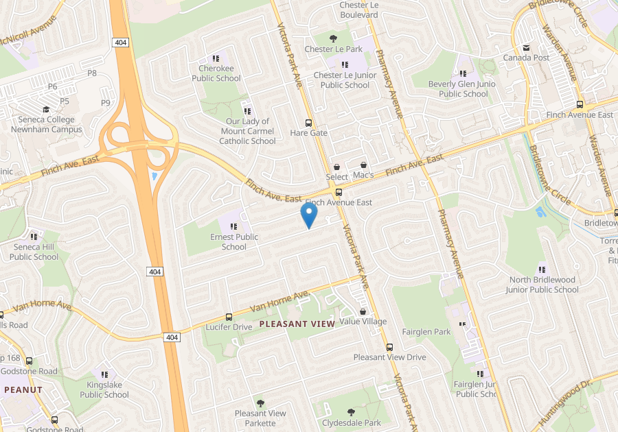 FINCHVICTORIA PARK, NORTH YORK, ON 1 Bedroom for rent NORTH YORK