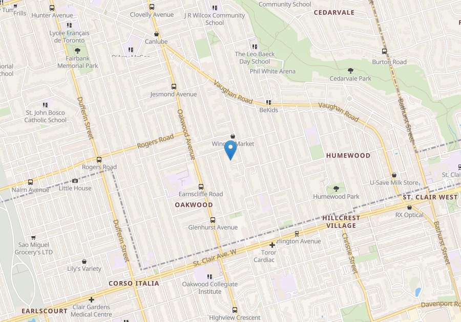 For rent EglintonOakwood York, 1 bdrm Viewit 213990