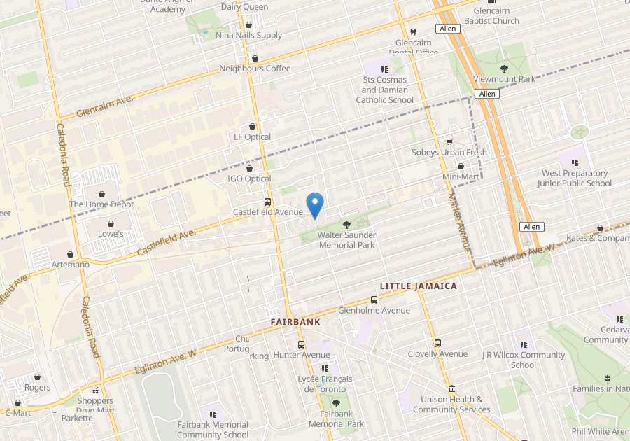 For rent DufferinEglinton Toronto, 2 bdrm Viewit 215798