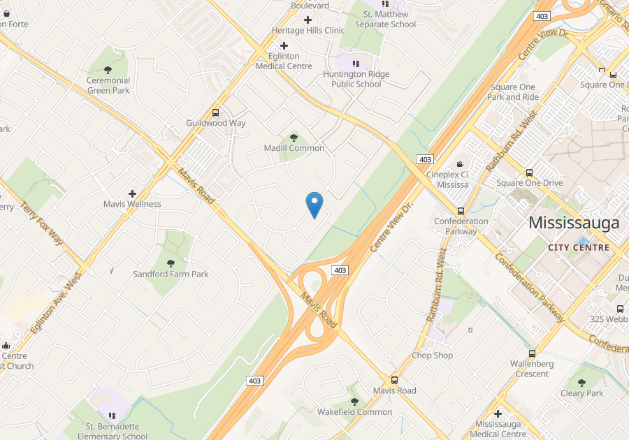 For rent MavisEglinton Mississauga, 1 bdrm Viewit 33647