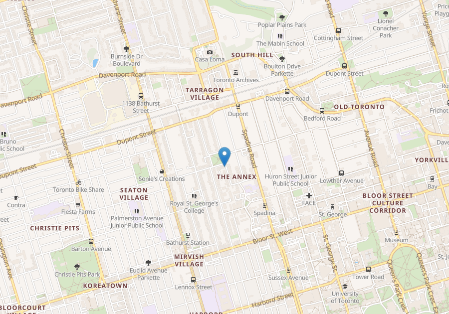 ANNEX-DUPONT-SPADINA, TORONTO , ON : 2 Bedroom for rent -- TORONTO ...